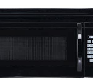 BLACK+DECKER Range Microwave with Top Mount Air Recirculation Vent, 1.6-Cu. Ft. 1000-Watt, Incandescent Lighting, Safety Lock