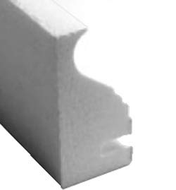 Stegmeier Gunite Pool Coping Forms, White Tile Strip