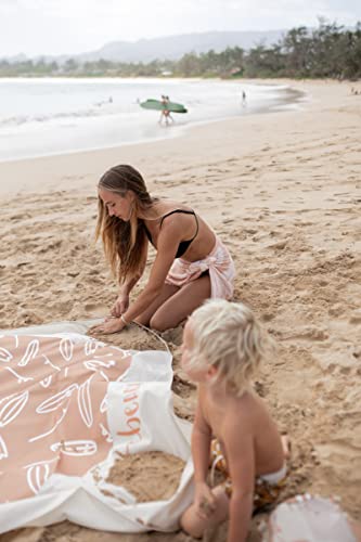 Beach Puddle BP001 Kiddie Pool Blanket, Terracotta Surfboards, Large