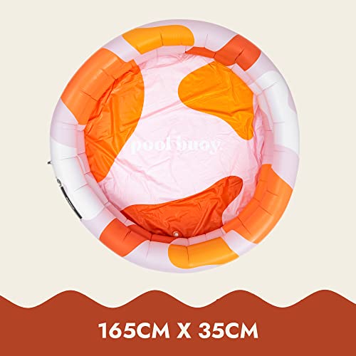 POOL BUOY Round Inflatable Kiddie Pool, Kinky Splash, 65"