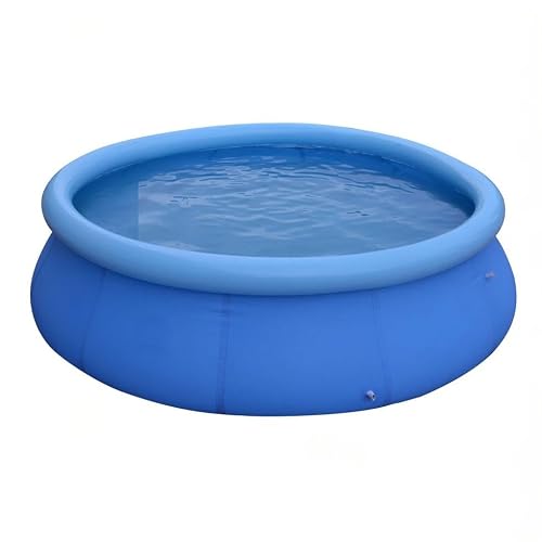 IJOWEEN 12ft x 30in Round Inflatable Above Ground Pool, Blue