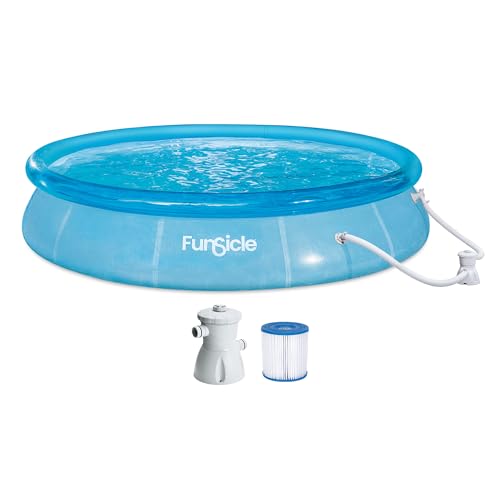 Funsicle Sea Thru Quickset P10P1230A 12-Foot Blue Pool
