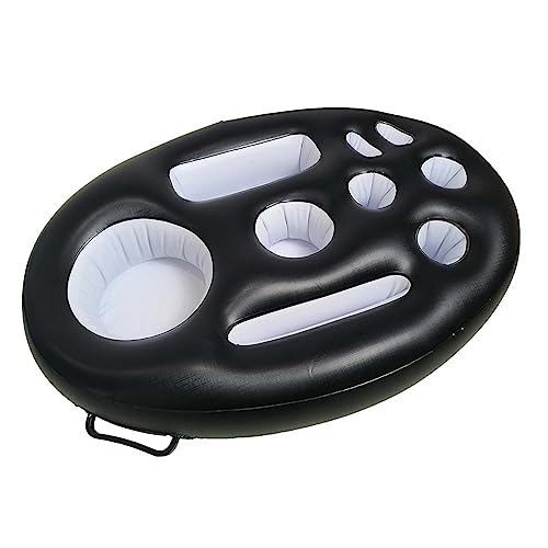 RUYICZB Inflatable Pool Drink Holder Tray with Handle