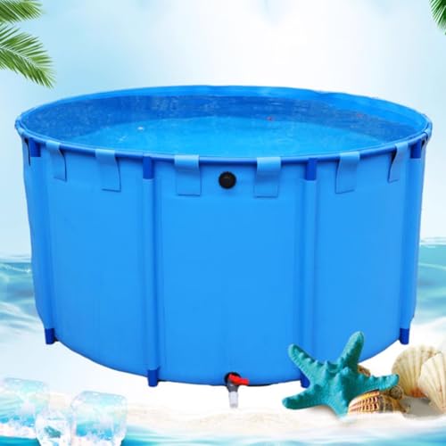 Zfmnoyev ma hai fei Blue 2.5x0.8m Canvas Fish Pond Pool