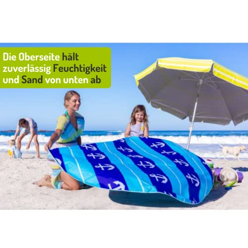 EverEarth E Lite Waterproof Beach Blanket & Kiddie Pool, Blue, One Size