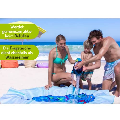 EverEarth E Lite Waterproof Beach Blanket & Kiddie Pool, Blue, One Size