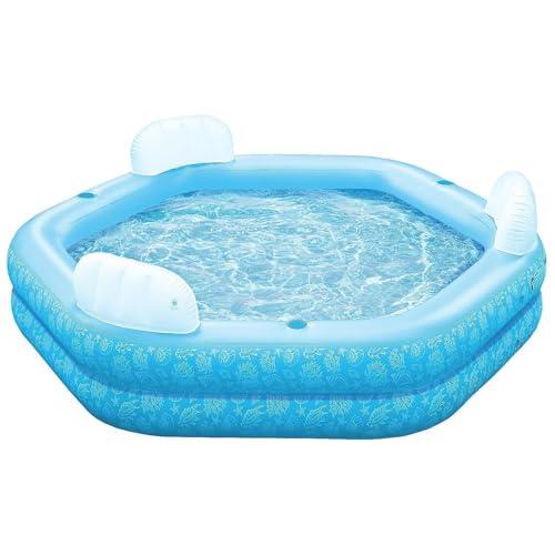 PY SUPER MODE HQQ-YYC-SRK0 Blue 85 x 85 x 23 Inflatable Pool