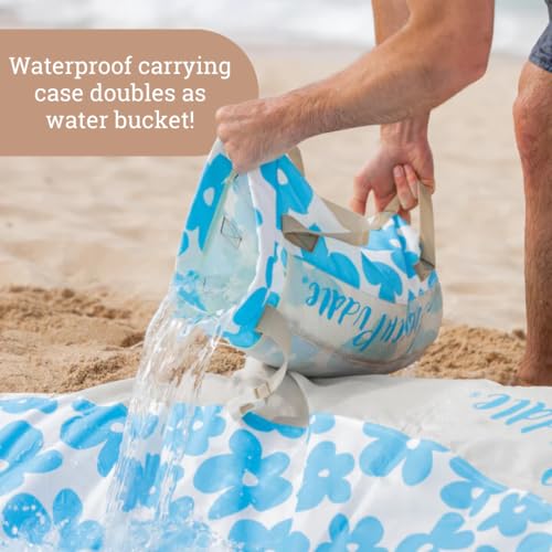 Beach Puddle BP001 Kiddie Pool Blanket, Terracotta Surfboards, Large