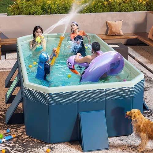 Generic READDEZZR-A-1.85M/6FT Foldable Pool, A, 1.85m/6ft