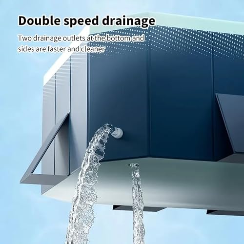 GFDGFD yongchi001 Blue Foldable Swimming Pool, 82.68in