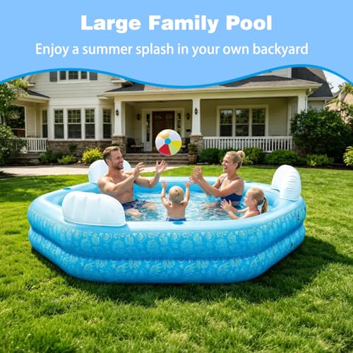PY SUPER MODE HQQ-YYC-SRK0 Blue 85 x 85 x 23 Inflatable Pool