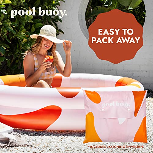 POOL BUOY Round Inflatable Kiddie Pool, Kinky Splash, 65"