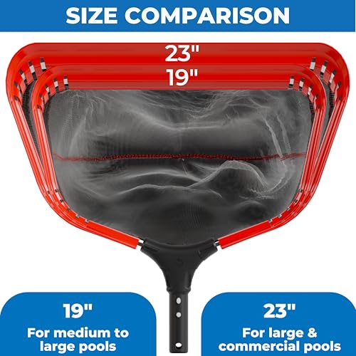 ProTuff Products PT-TC-23-Case Red 23" Leaf Pool Nets, 6 Pack