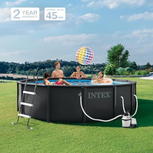 Intex 26309MZ Ultra XTR Frame 14ft x 42in Gray Pool Set
