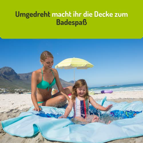 EverEarth E Lite Waterproof Beach Blanket & Kiddie Pool, Blue, One Size