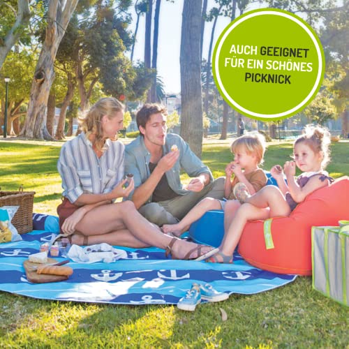 EverEarth E Lite Waterproof Beach Blanket & Kiddie Pool, Blue, One Size