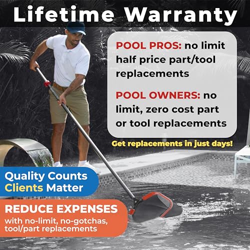 ProTuff Products PT-TC-23 Red PRO 23in Leaf Rake Net