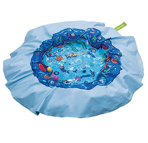 EverEarth E Lite Waterproof Beach Blanket & Kiddie Pool, Blue, One Size