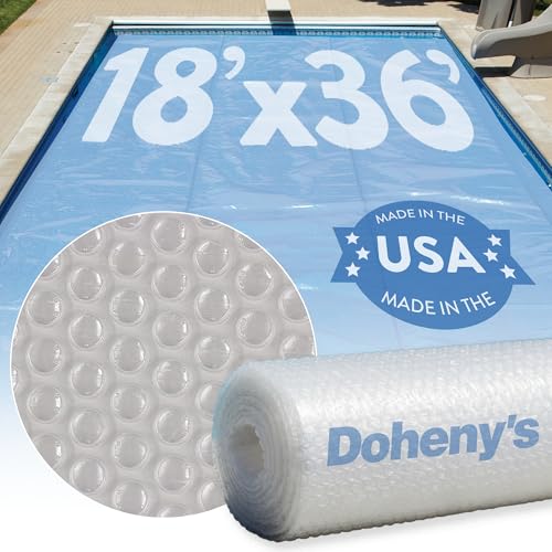 Doheny's Clear-Tek Micro Bubble Solar Pool Cover, 18' x 36'