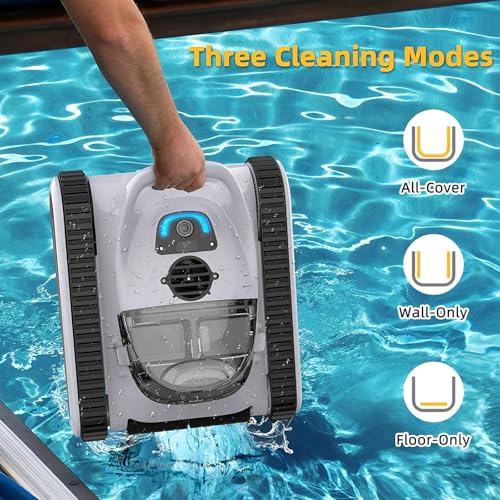 HYUIO Cordless Robotic Pool Cleaner, 7800 mAh Battery