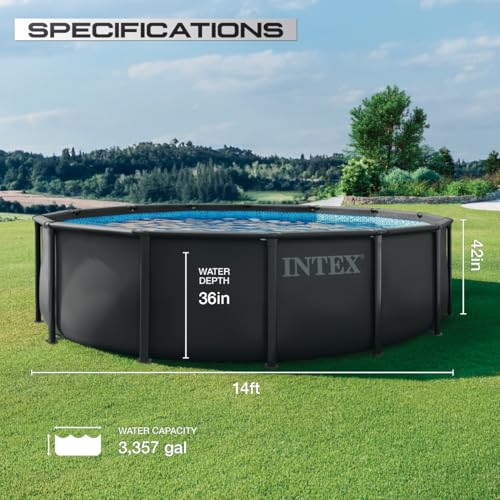 Intex 26309MZ Ultra XTR Frame 14ft x 42in Gray Pool Set