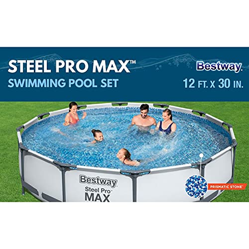 Bestway Steel Pro MAX Gray 12ft. x 30in. Above Ground Pool