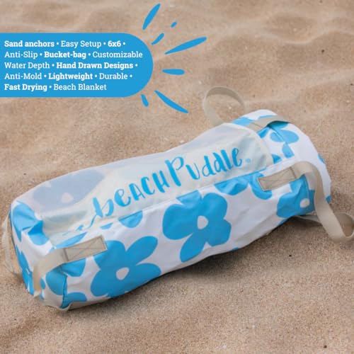 Beach Puddle BP001 Kiddie Pool Blanket, Terracotta Surfboards, Large