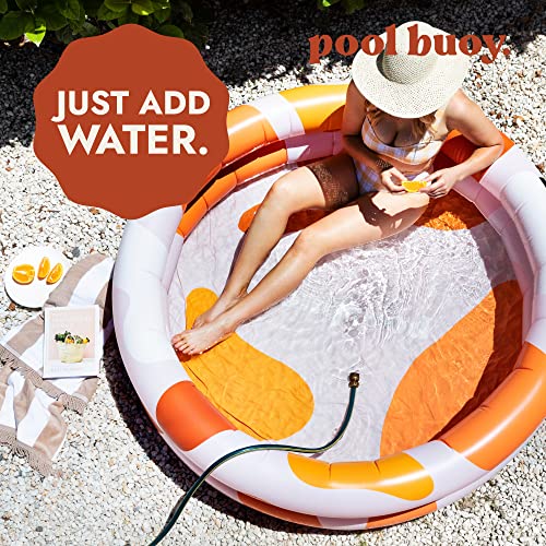 POOL BUOY Round Inflatable Kiddie Pool, Kinky Splash, 65"